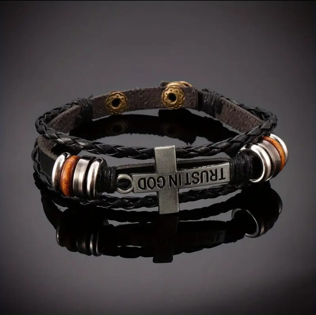Pulsera TRUST IN GOD — Habacuc