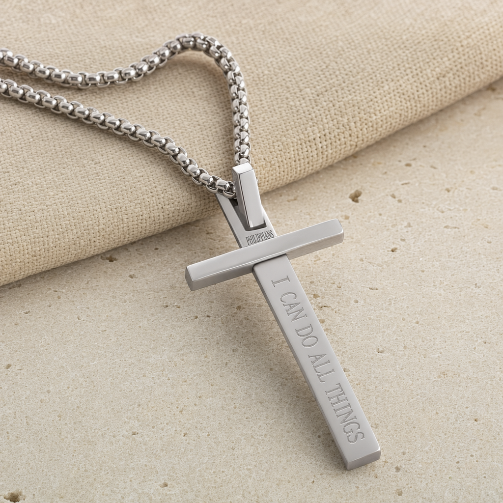 Collar I Can Do All Things | Filipenses 4:13 — macro