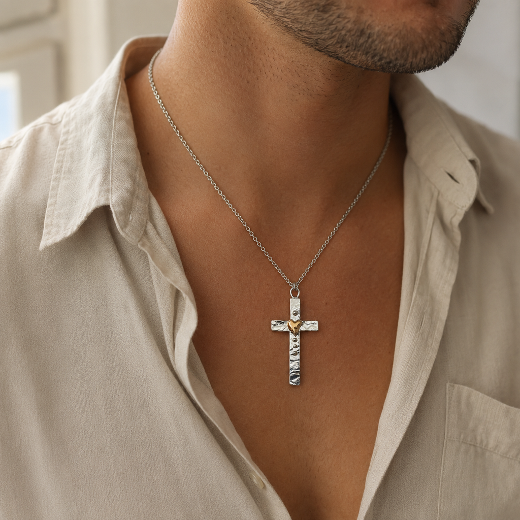 Colgante de Fe y Elegancia — modelo