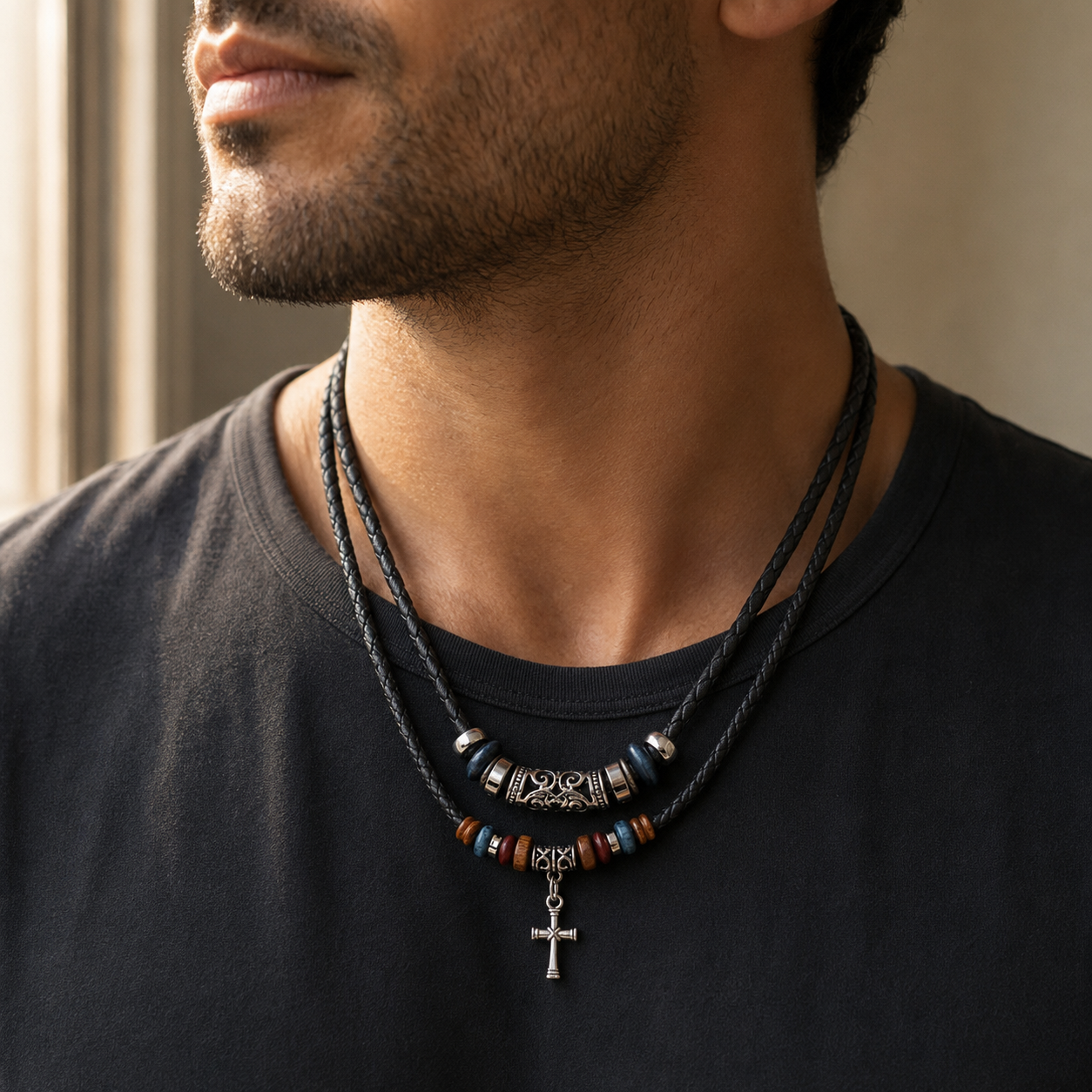 Collar Guerrero de fe — model