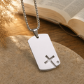 Collar Cruz Placa Eterna | Hágase Tu Voluntad — bible