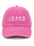 Jockey cristiano rosa claro estampado Jesus The Way The Truth The Life