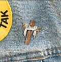 Pin cristiano cruz de la resurrección para ropa y corbata