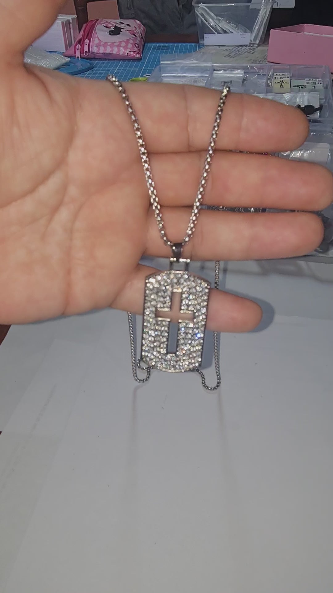 Collar Cristiano Cruz de Brillo – Símbolo de Fe y Redención ✝️ | Regalo Cristiano