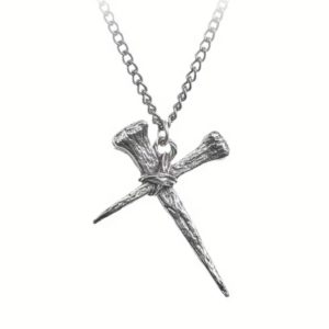 Collar Cruz de Clavos en Acero Inoxidable — Tu Recordatorio Silencioso del Sacrificio que Te Redimió