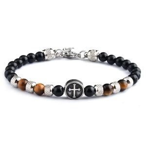 pulsera unisex Onix & Ojo de Tigre